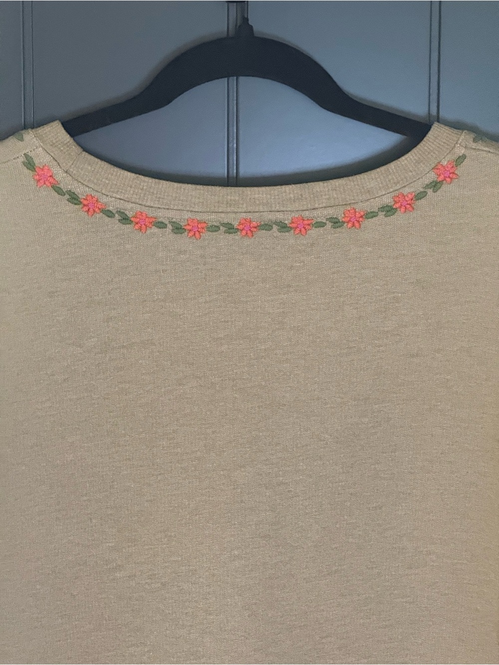 🌺 NATURAL LIFE Women’s Gray Crewneck Sweatshirt Enjoy the Little Things L/XL - Picture 10 of 13
